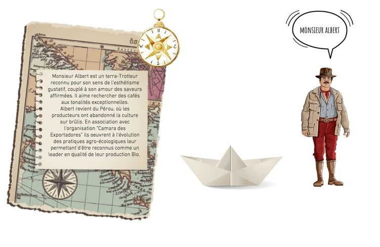 Café En Grains 100% Arabica Bio Pérou Monsieur Albert - 200g - TERRAMOKA – Image 4