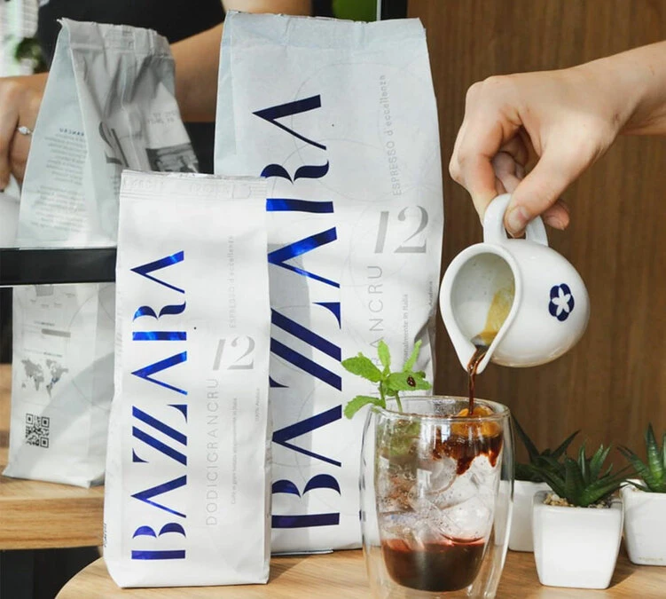 250g Café En Grain Dodicigrancru 100% Arabica - BAZZARA – Image 2