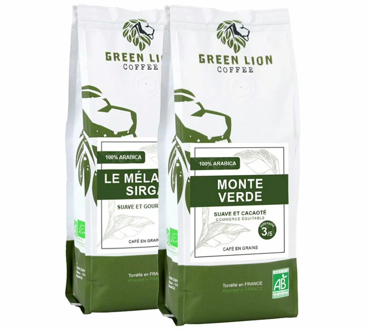 Pack Duo 100 % Savoir-faire Français - 2 X 250 G - GREEN LION COFFEE