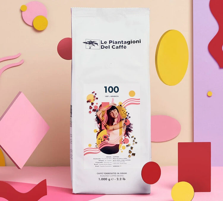 1 Kg - Café En Grain 100 - Le Piantagioni Del Caffe – Image 2
