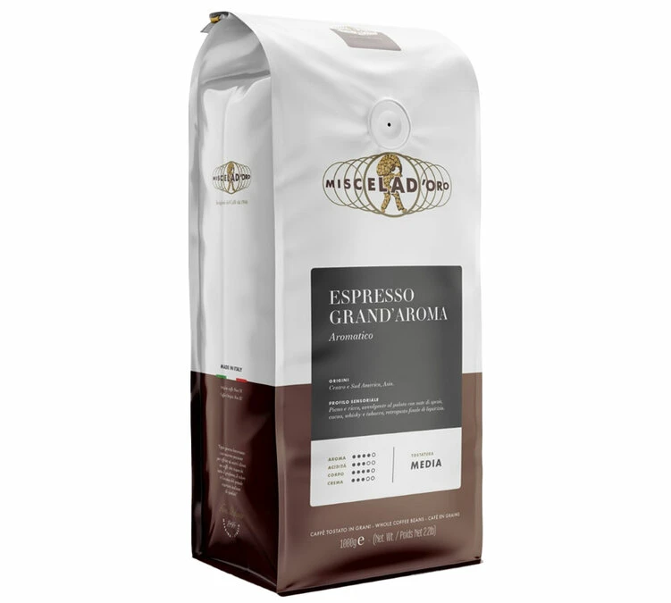 Café En Grains - Grand'Aroma - 1kg - Miscela D'Oro