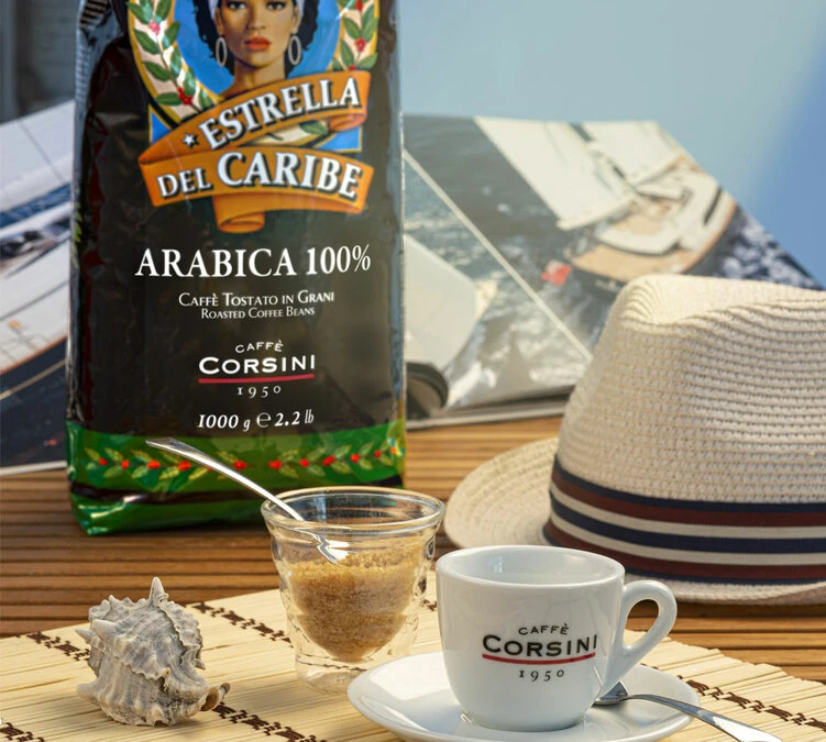 Café En Grains 100% Arabica Estrella Del Caribe St Domingue - 1kg - Caffè Corsini – Image 3